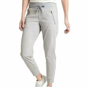 Athleta Light Gray Trekkie North Jogger Pants - Size 12